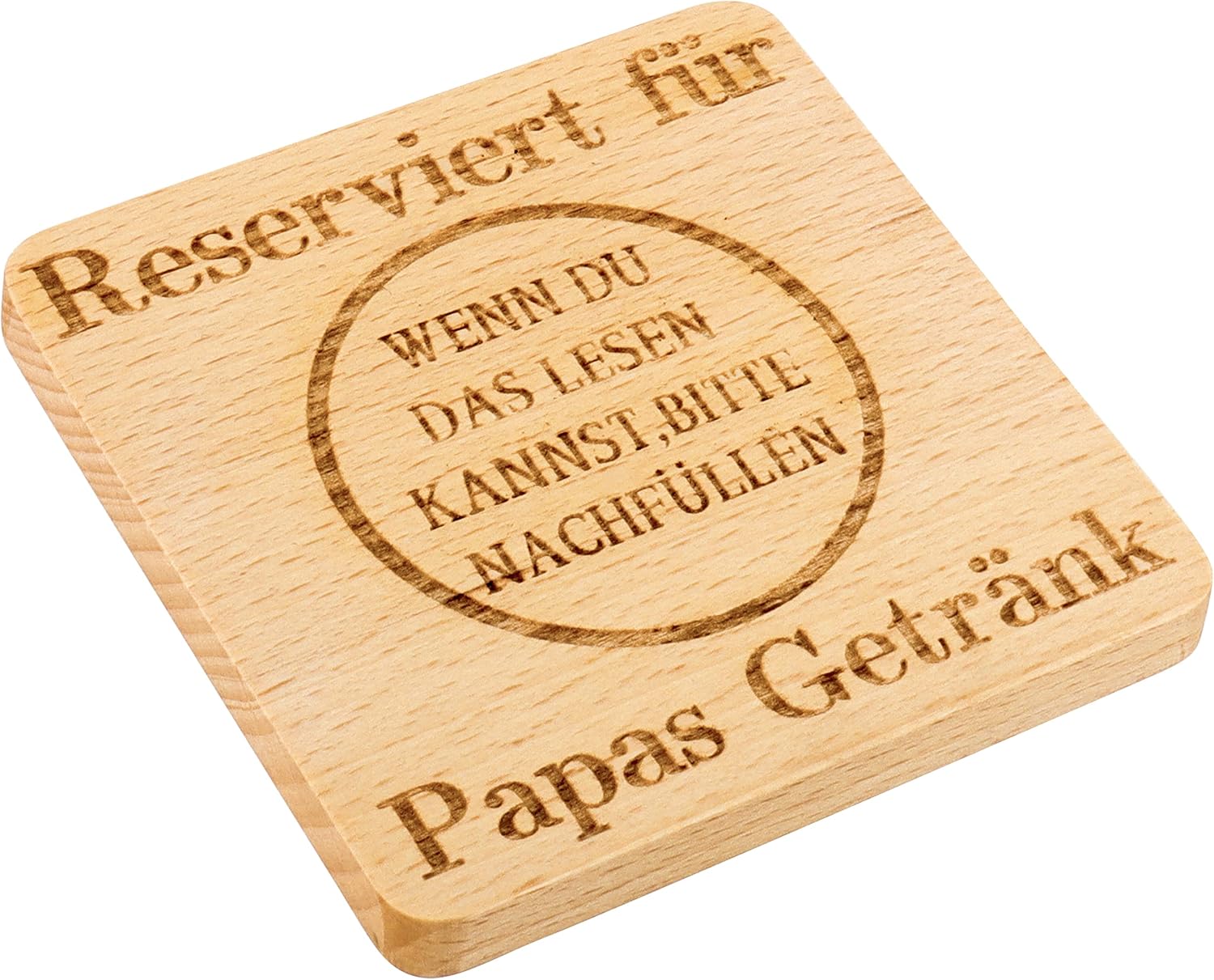 Gifts for Dad Gift Birthday Dad Gift Father's Day Gift Coaster Wooden Dad Funny Men Gifts