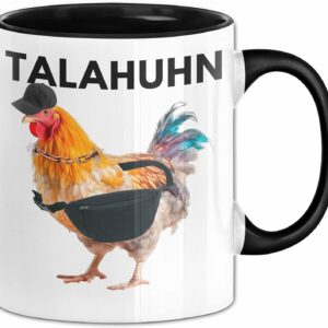 Tala Chicken Mug Gift Tala Chicken Meme Funny Mug Talahon (Black)