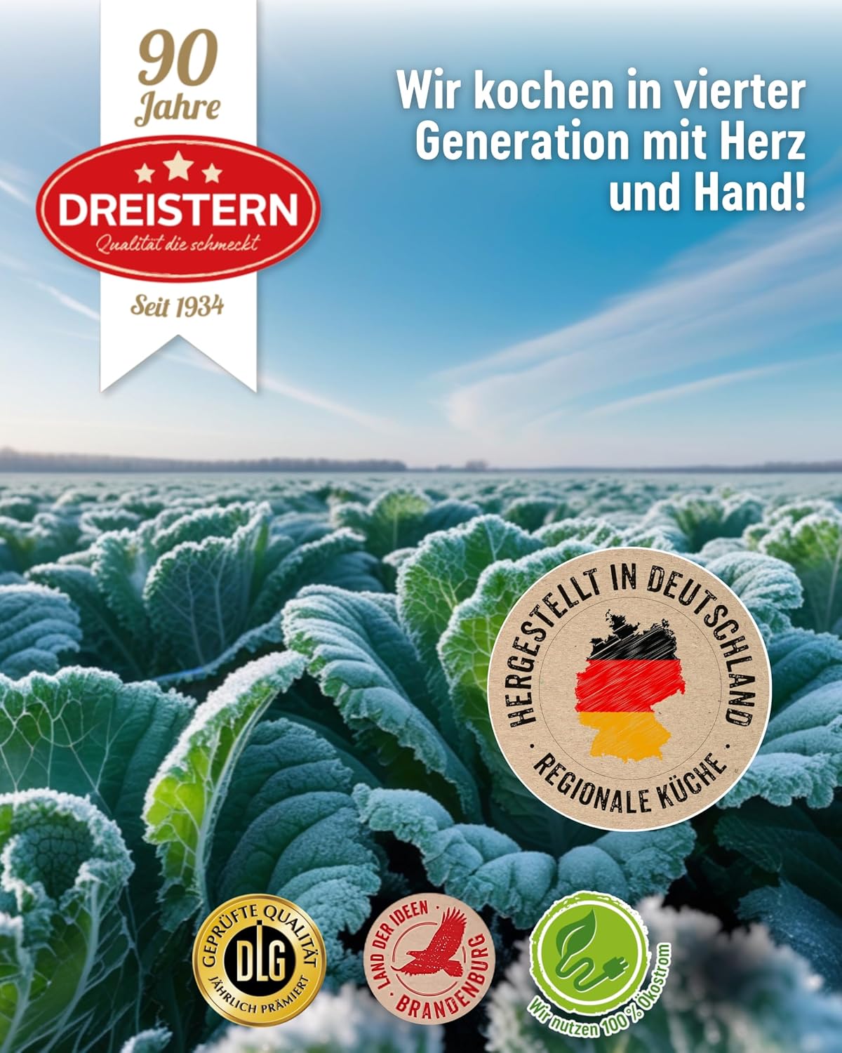 DREISTERN Pork in Own Juice, 400 g, with Pork Rash, Hearty Specialty in Recyclable Canning Tin, Long Shelf Life Thanks to Natural Preservation, Homemaker Quality – Bild 7