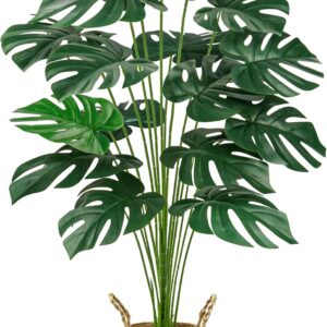 Der Rose 110 cm Artificial Plant Large EVA Leaves for Room Balcony Boho