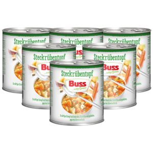 Buss Classic rutabaga stew, hearty soup pot, 6 x 800 g