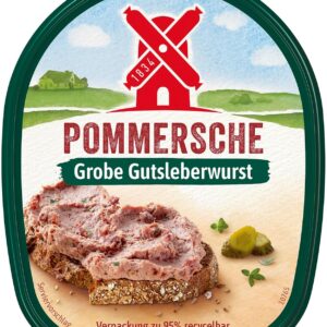 Rügenwalder Pomeranian Good-liver Sausage Coarse in Cup, 125 g