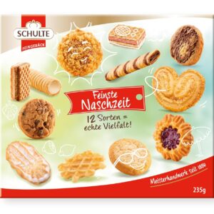 Schulte Pastry Pastry Finest Snack Time 235 g Pastry Mix Biscuits Waffles