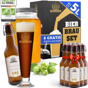 Beer Brewing Set Dark Beer 5L – Beer Brewing Set with Video Instructions (English language not guaranteed), Gift
