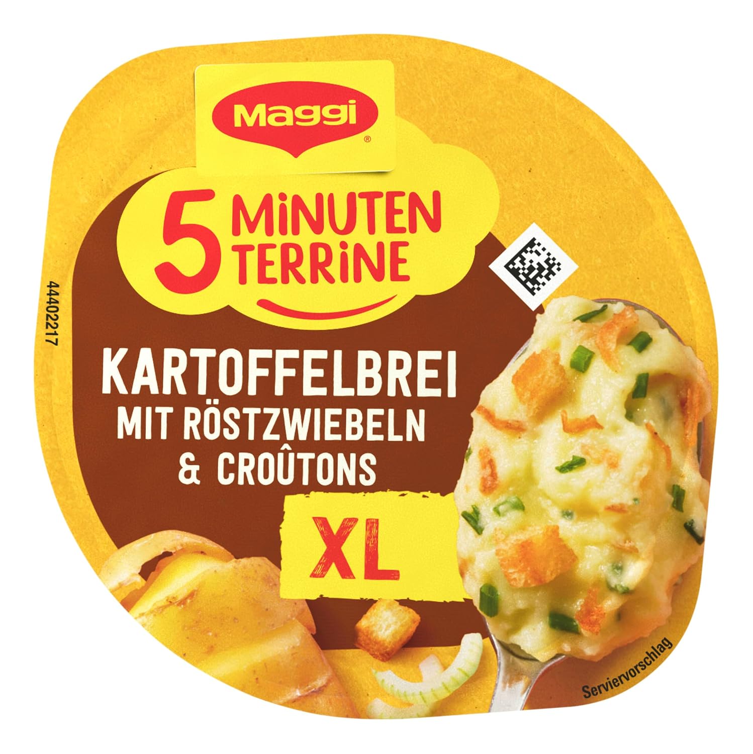 MAGGI 5 Minute Terrine XL Mashed Potato Roasted Onions, Pack of 8 (8 x 76 g – Bild 4