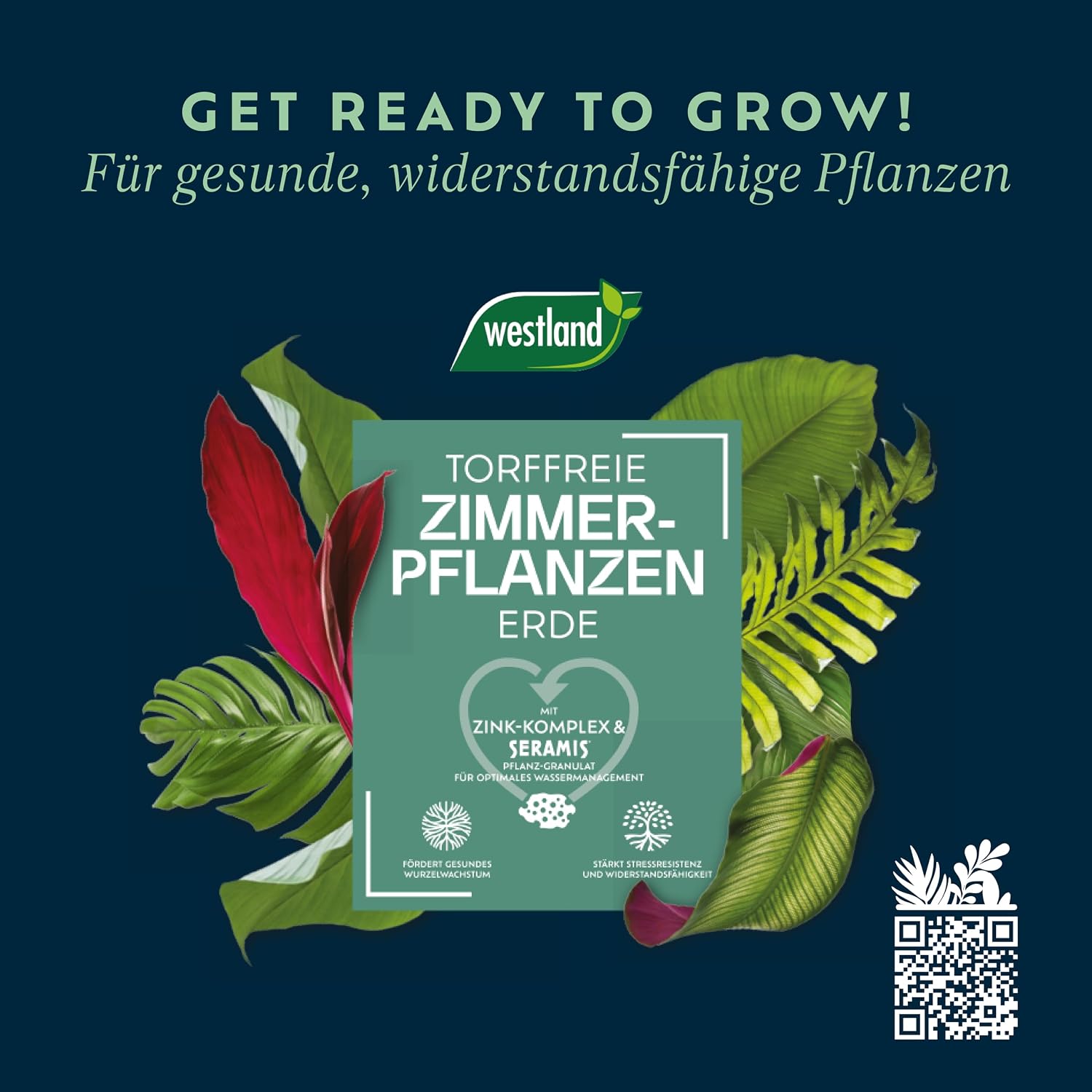 Westland Zimmerpflanzen Erde, 8 l – Erde mit Tongranulat für EIN gesundes Wachstum, Blumenerde für eine ideale Wasser- und Nährstoffverteilung – Bild 4