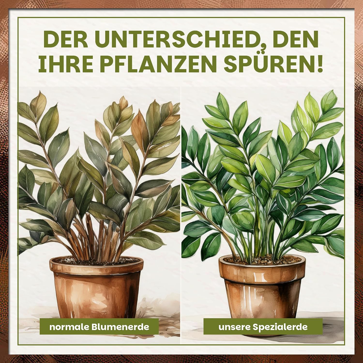 Green Home Green Plant & Palm Soil 72L - Potting Soil for Palm Trees, Green Plants & Indoor Plants - With Peat & Wood Fibres - Raised Bed Soil & Vegetable Soil for Healthy Growth – Bild 6