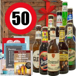 Gift for Men for 50th Beer Package/Beer from Germany