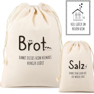 Bread and Salt Gift for Housewarming Gifts, Bread Bag, Salt Bag and