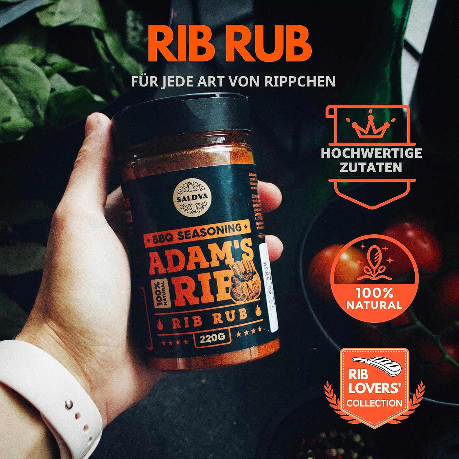Classic Selection of Premium BBQ Spices - Holy Cow, Adam's Rib, Angel's Wings, Smoky Pig, Ultimate Rub & Veggie War | Pack of 6 | 100% Natural | Great Foodies Gift – Bild 8