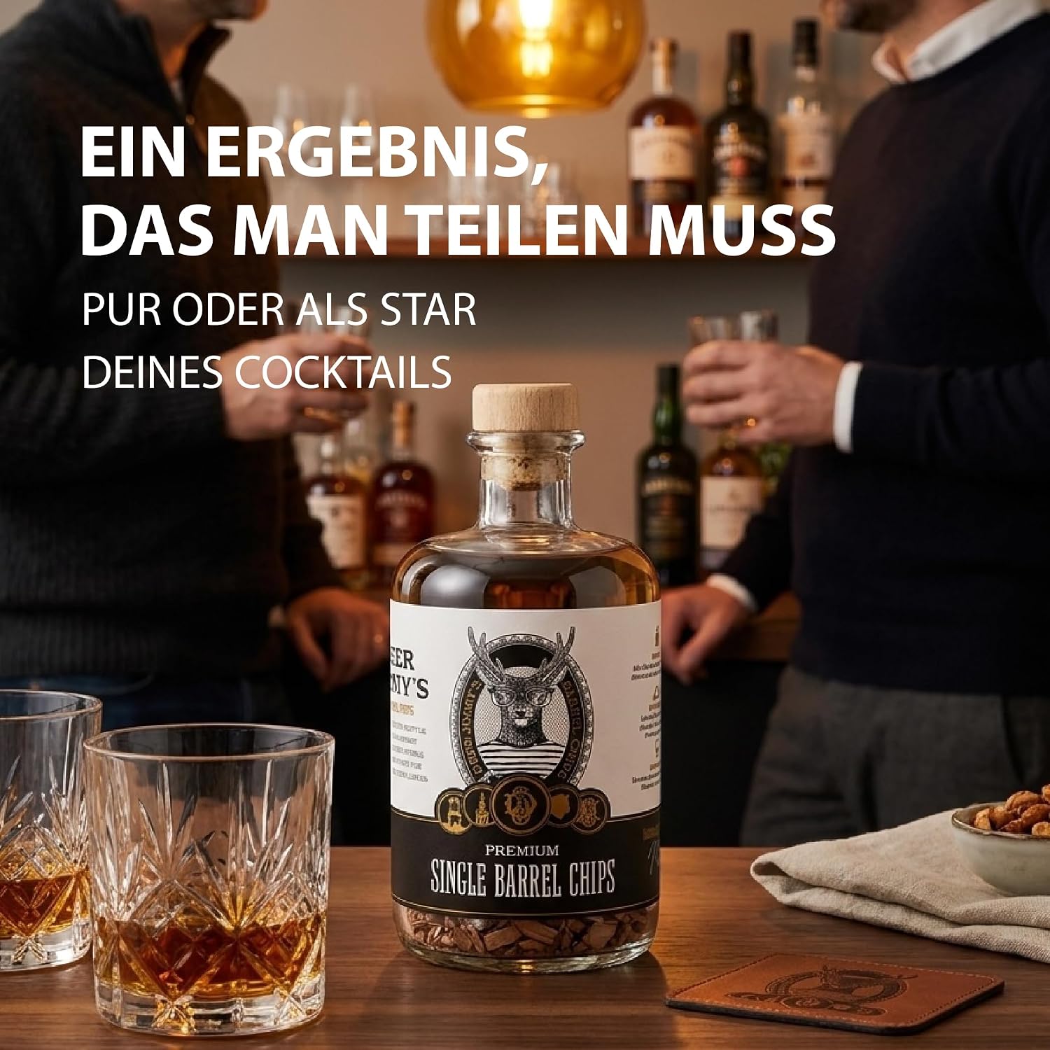 DIY Whisky Gift Set Men, Whisky Make Your Own Set, Oak Wood Notes – Bild 8