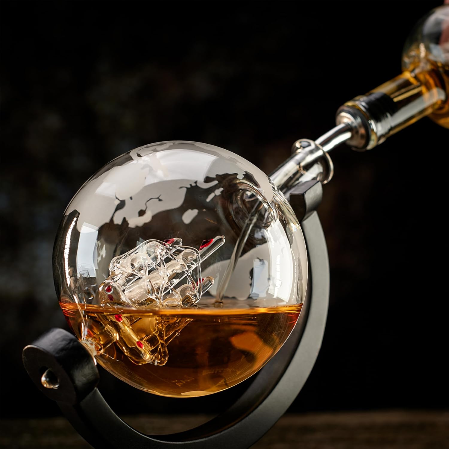 WHISISKEY Whisky Carafe Set, Whiskey Gift Set, Gifts for Men – Bild 4