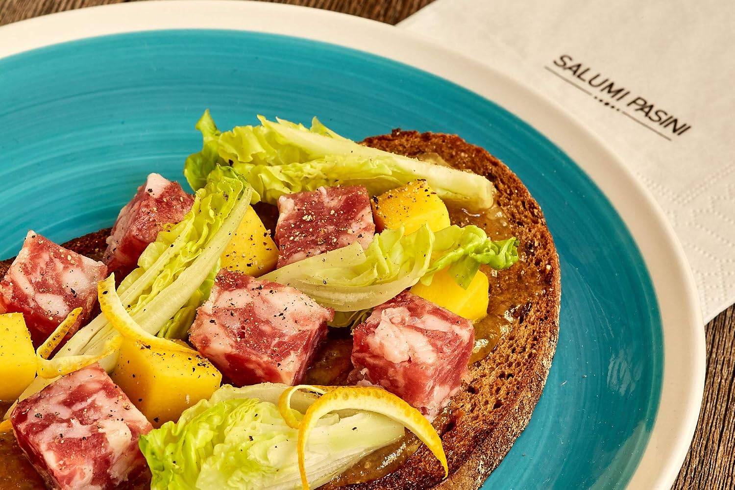 Salami Campagnolo Salumi Pasini | Farmer's Style Salami | Whole Piece | 600 g | Traditional Italian Smoked Salami – Bild 5