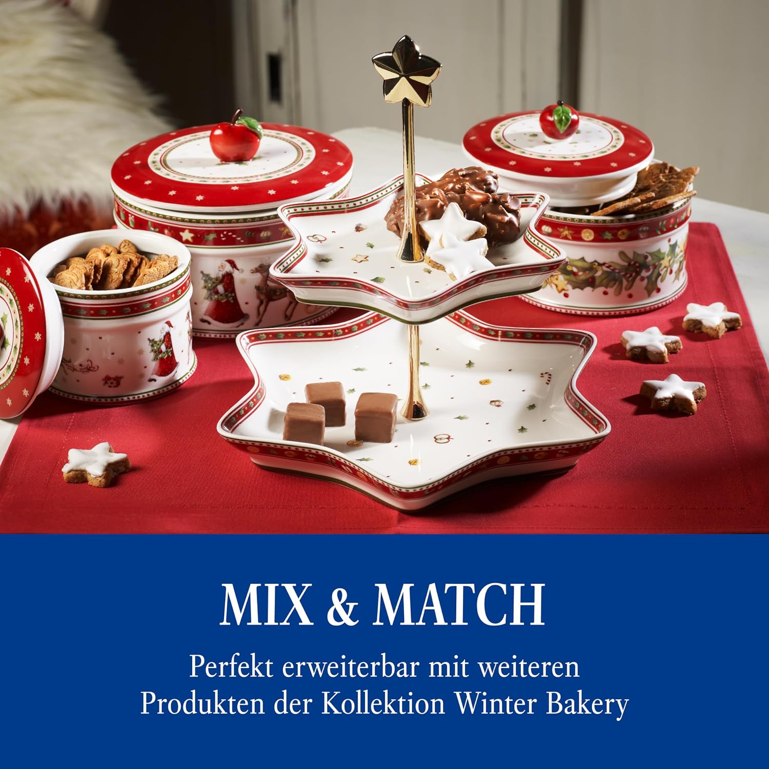 Villeroy & Boch Winter Bakery Delight Small Storage Jar, Christmas Tin – Bild 5