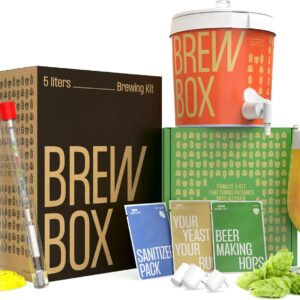 Hopline Blonde Beer Brewing Set - Brew Beer Yourself - 5 Litres - Beer Gift - Gifts for Men, Dads, Friends - Birthday Gift - Gift Ideas for Men - Beer Gifts for Men