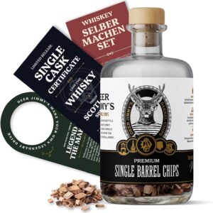 DIY Whisky Gift Set Men, Whisky Make Your Own Set, Oak Wood Notes