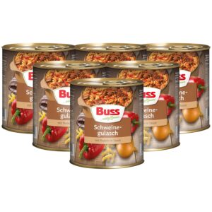 Buss Rustic Dishes - Pig Goulash, 6 x 800 g