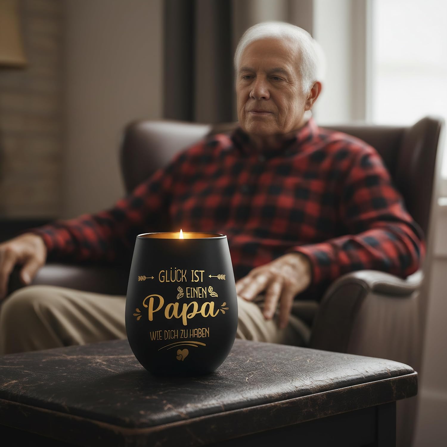 Gifts for Dad, Lantern with Engraving for Dad, Tea Light Holder Gift Dad, Christmas Gifts for Dad (PAPA01) – Bild 7