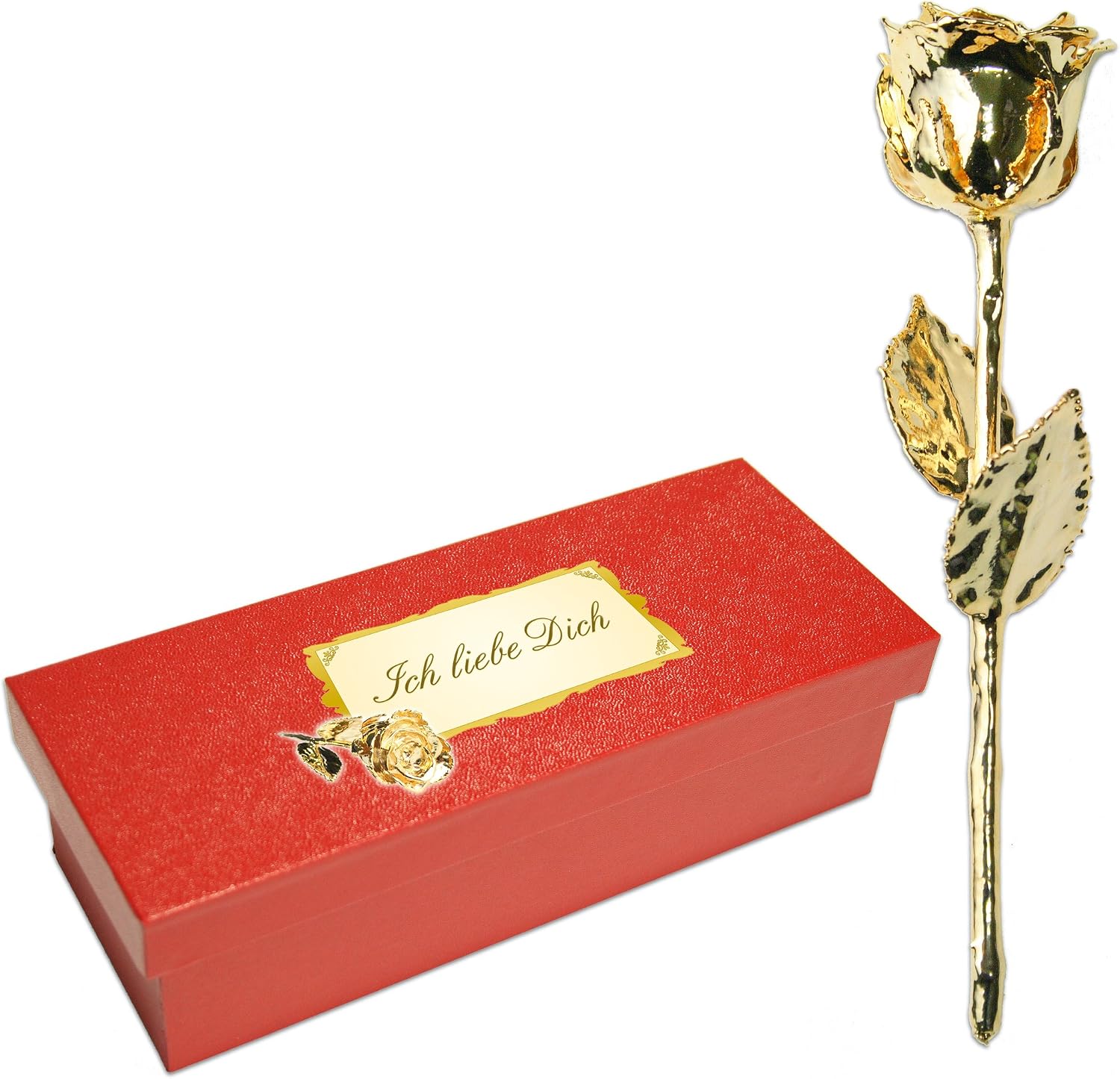 Geschenke mit Namen Gifts with names, Gold, 16 cm – Bild 2