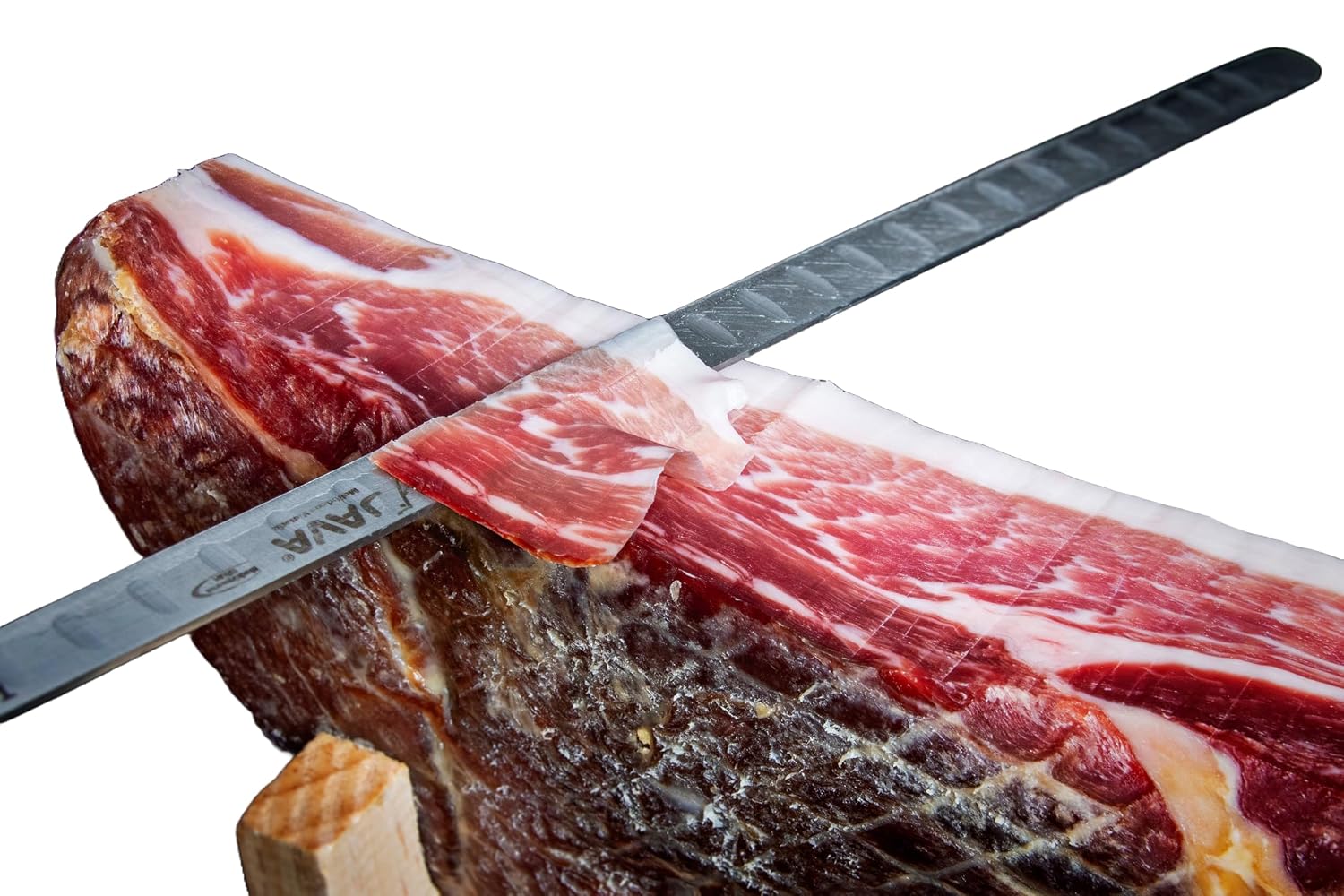 Spanish Tapas Party Deluxe Set | Mini Serrano Ham (1 kg) with Stand & Knife + Chorizo, Lomo, Fuet | Gourmet Gift Basket & Delicatessen from Spain – Bild 6