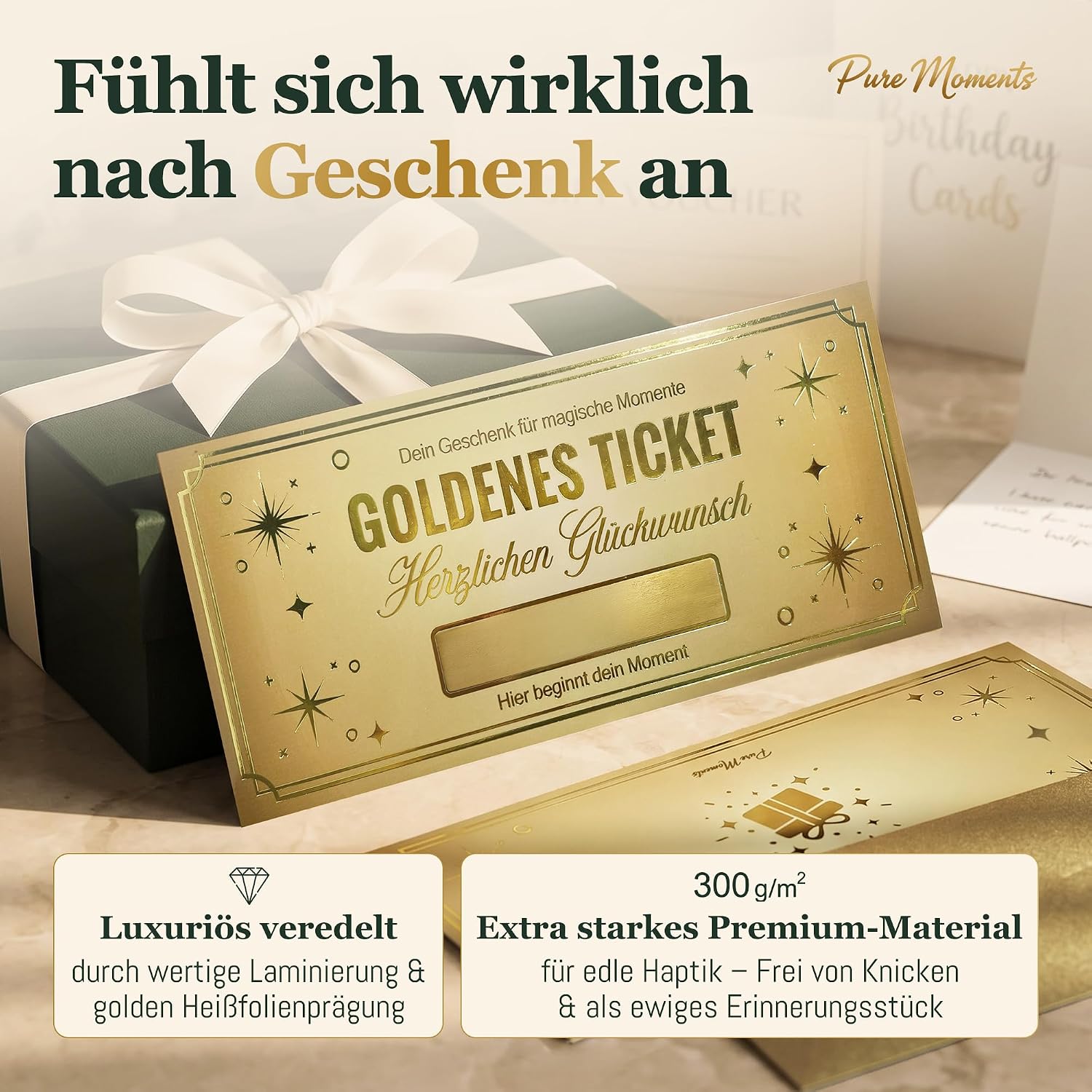 Vouchers to fill in yourself | Golden Ticket – Bild 4