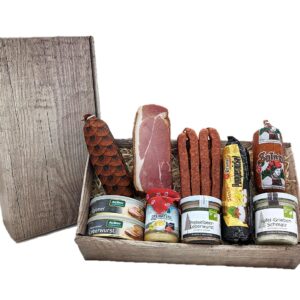 „Schlemmerkiste“ Black Forest Art Eagle Food Gift Idea 10 Pieces