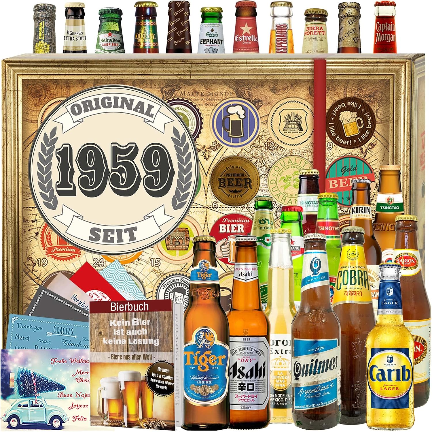 Original seit 1959-1959 Gift Set – Biere der Welt 24x – Beer Varieties Advent Calendar 2024 2025