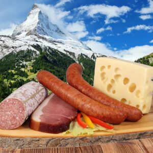 Landmetzger Schiessl Bergsteiger Brotzeit 1100 g | Homemaker sausage package in top quality from our own slaughter as a gift set