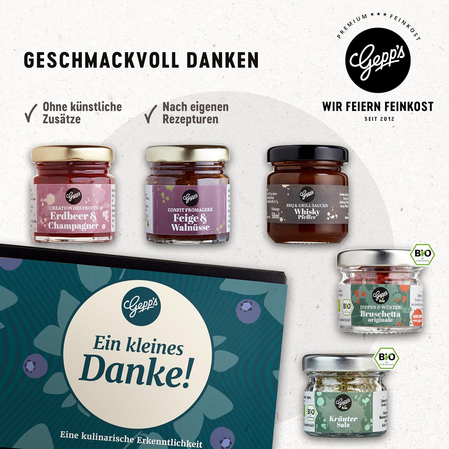 Gepp's Mini Thank You Gift Box, Gift Basket with 2 Spice Variations – Bild 2