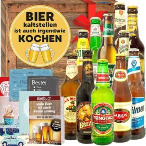 Beer Cold / Gift 12x Beer World and German Beer Men's Gift