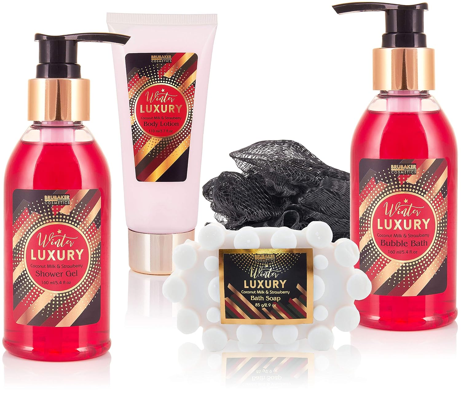 Brubaker Cosmetics Luxury Beauty Set - 6-Piece Bath and Shower Set - Gift Set for Women in Ceramic Stiletto – Bild 9
