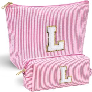 Parima Gift Girls 8 9 10 11 12 Years Cosmetic Bag with Letter L