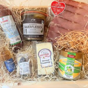 Men's Gift Basket in Reusable Wooden Box Gift
