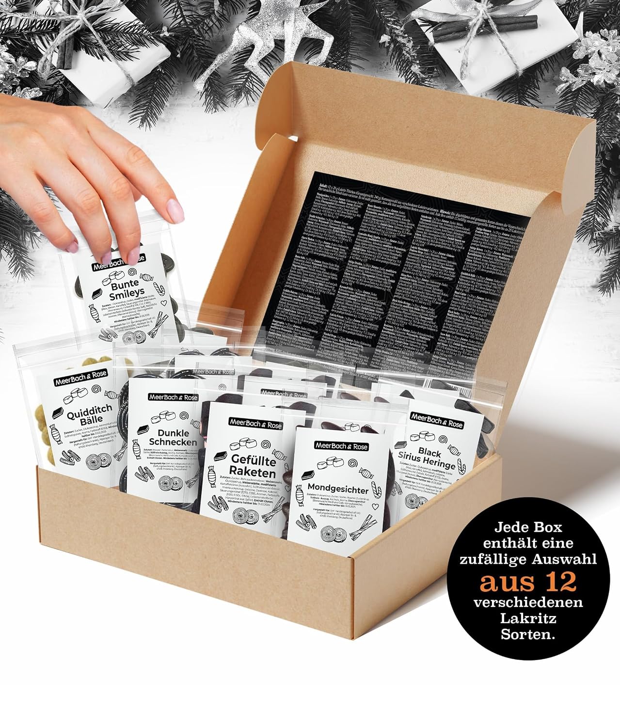 Liquorice Mix in Gift Set with 12 Different Varieties Liquorice 240 g – Bild 2