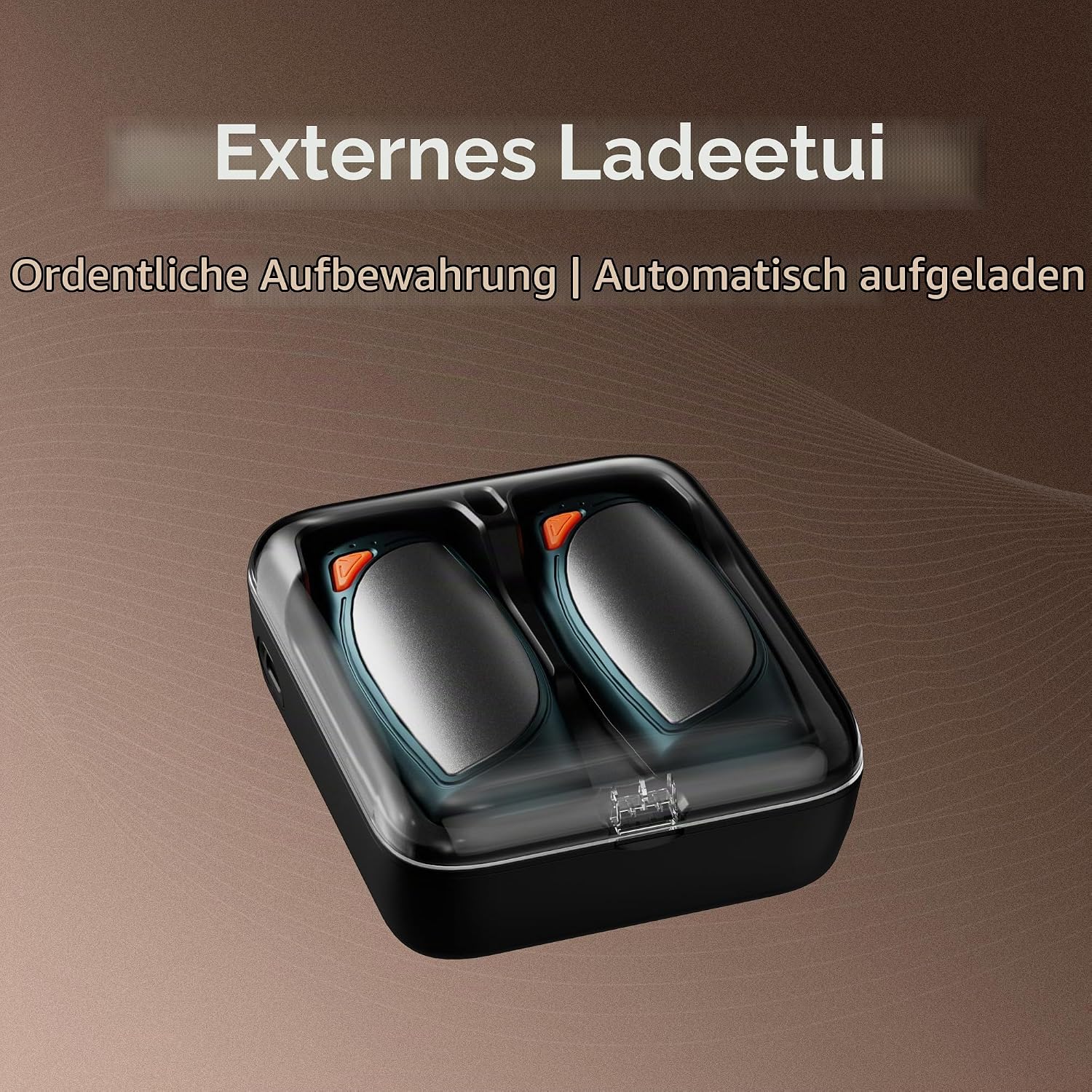 COTOP Electric Hand Warmers, Pack of 2, Reusable Hand Warmers with Charging Case, 14000 mAh Battery Rechargeable USB C, 3 Levels Heating on Both Sides up to 55°C, Gift for Men Women Camping – Bild 7