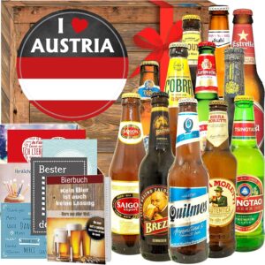 I love Austria - Gifts Austria - 12 Beers in the World