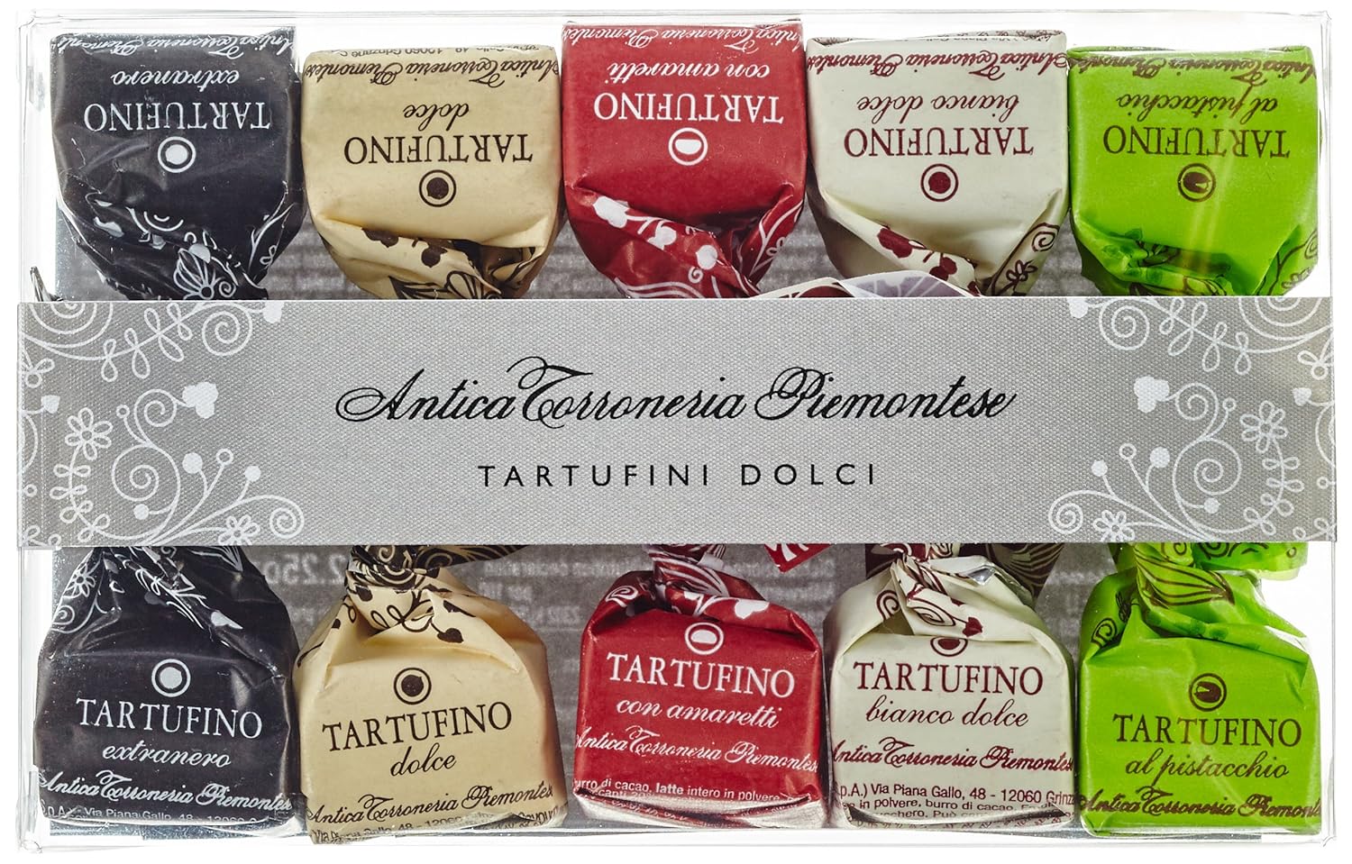 Antica Torroneria Piemontese Tartufini Truffle Chocolates in Gift Box from