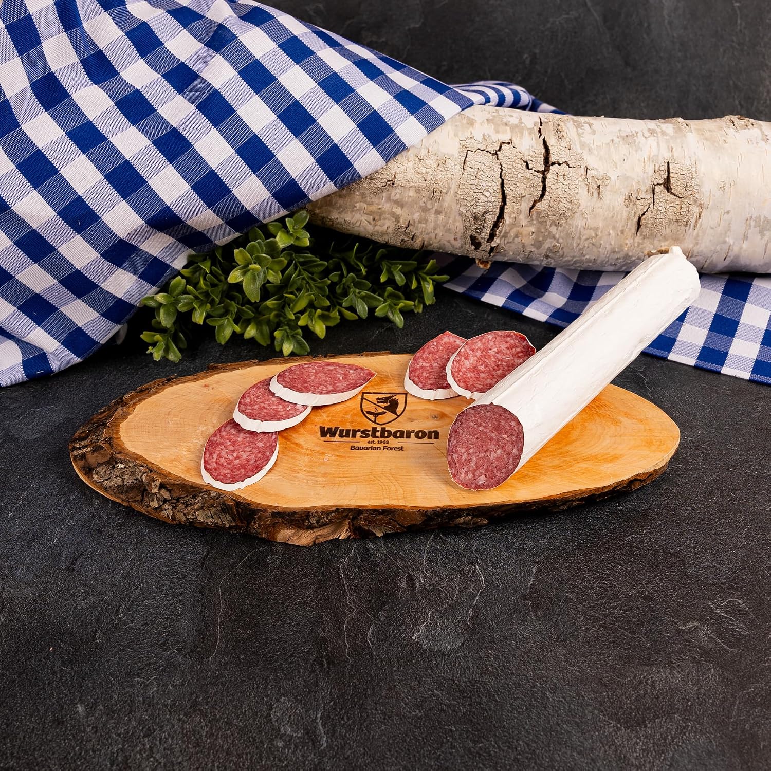 Wurstbaron Salami Sausage Gift Box Made of Wood with Salami Specialities – Bild 3
