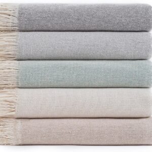 Todocama Multipurpose Bedspread Sofa Throw Throw for Bed Sofa Throw Jarapas Plain (125 x 180 cm, Sand Beige)