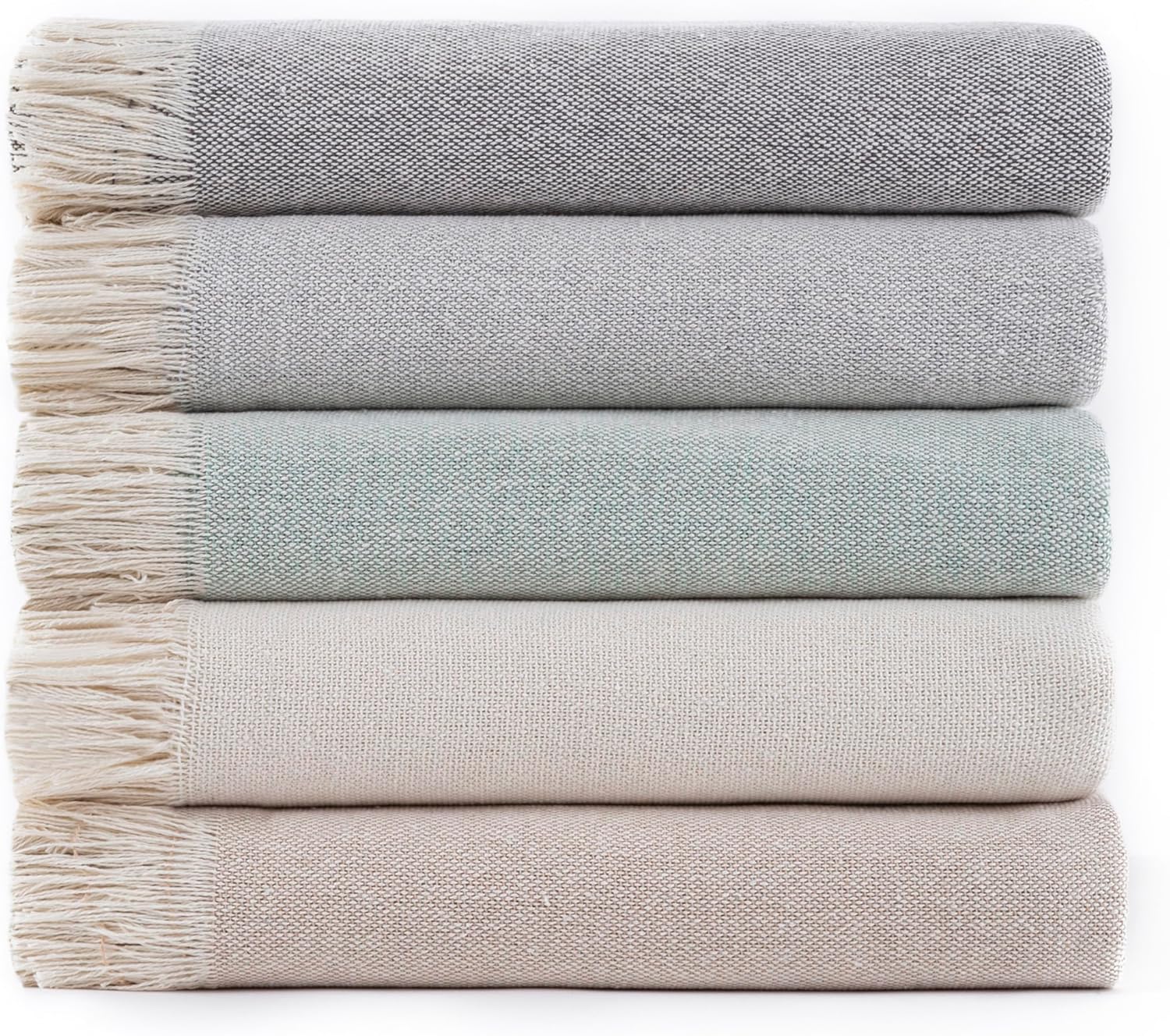 Todocama Multipurpose Bedspread Sofa Throw Throw for Bed Sofa Throw Jarapas Plain (125 x 180 cm, Sand Beige)