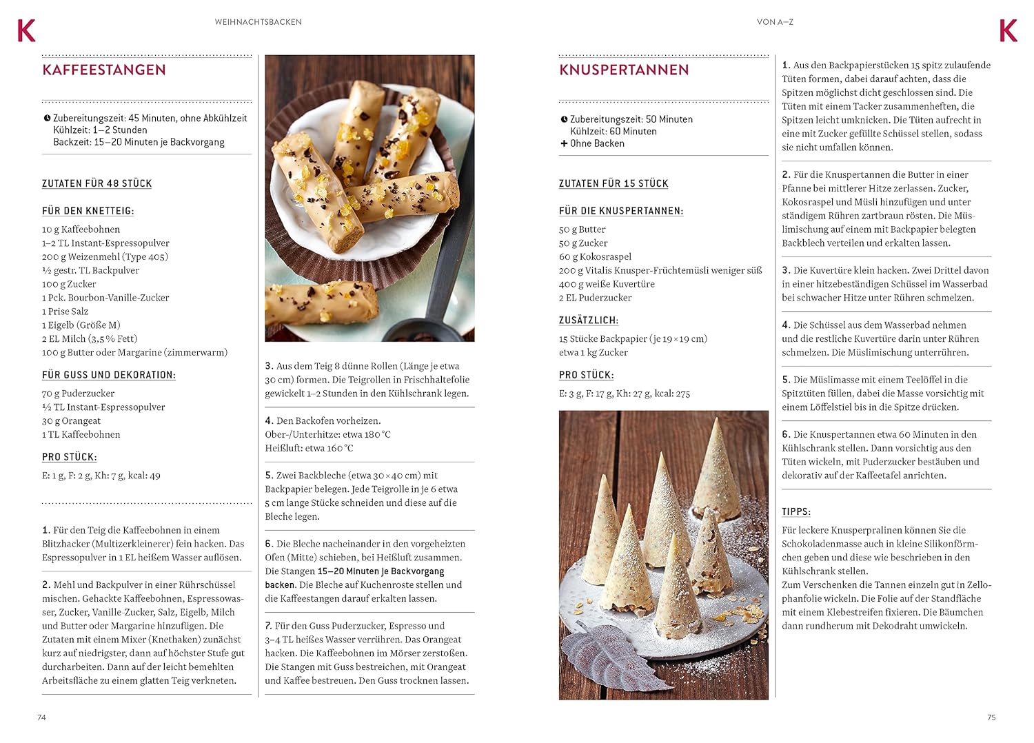 Weihnachtsbacken von A–Z: Über 100 Plätzchen-, Kuchen- und Tortenrezepte für die Advents- und Weihnachtszeit – vom Klassiker bis zum Trendgebäck. – Bild 4