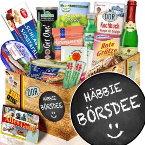 Häbbie Börsdee DDR Gift Box with 12 Specialities and Cookbook