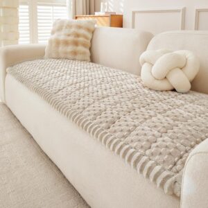 Oatmeal Sofa Cover Sofa Throw Non-Slip for Pets