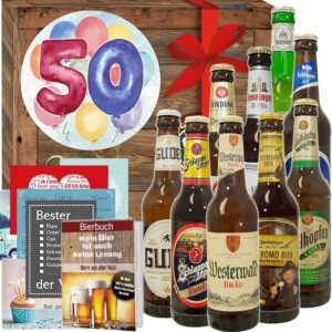 50th Birthday – German Beer Gift – Unusual Gifts for 50th Birthday