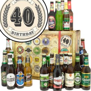 40th Birthday / Beer Package World and DE / 60th Birthday Gift/Advent Calendar 2024 2025 Beer