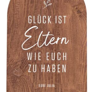 Christmas Gifts for Mum and Dad – Happiness is Wooden Picture Drawing – Gift for the Best Parents in the World