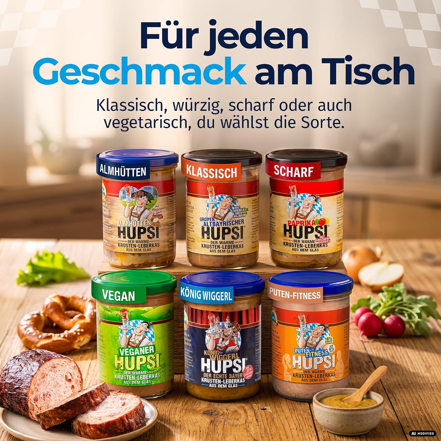 HUPSI Liver Cheese in Glass King Wiggerl II 380 g – Bild 7