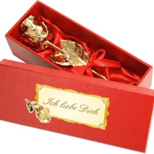 Geschenke mit Namen Gifts with names, Gold, 16 cm