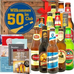 Welcome to the Club 50 / Birthday 50 Partner / Beers from Around the World