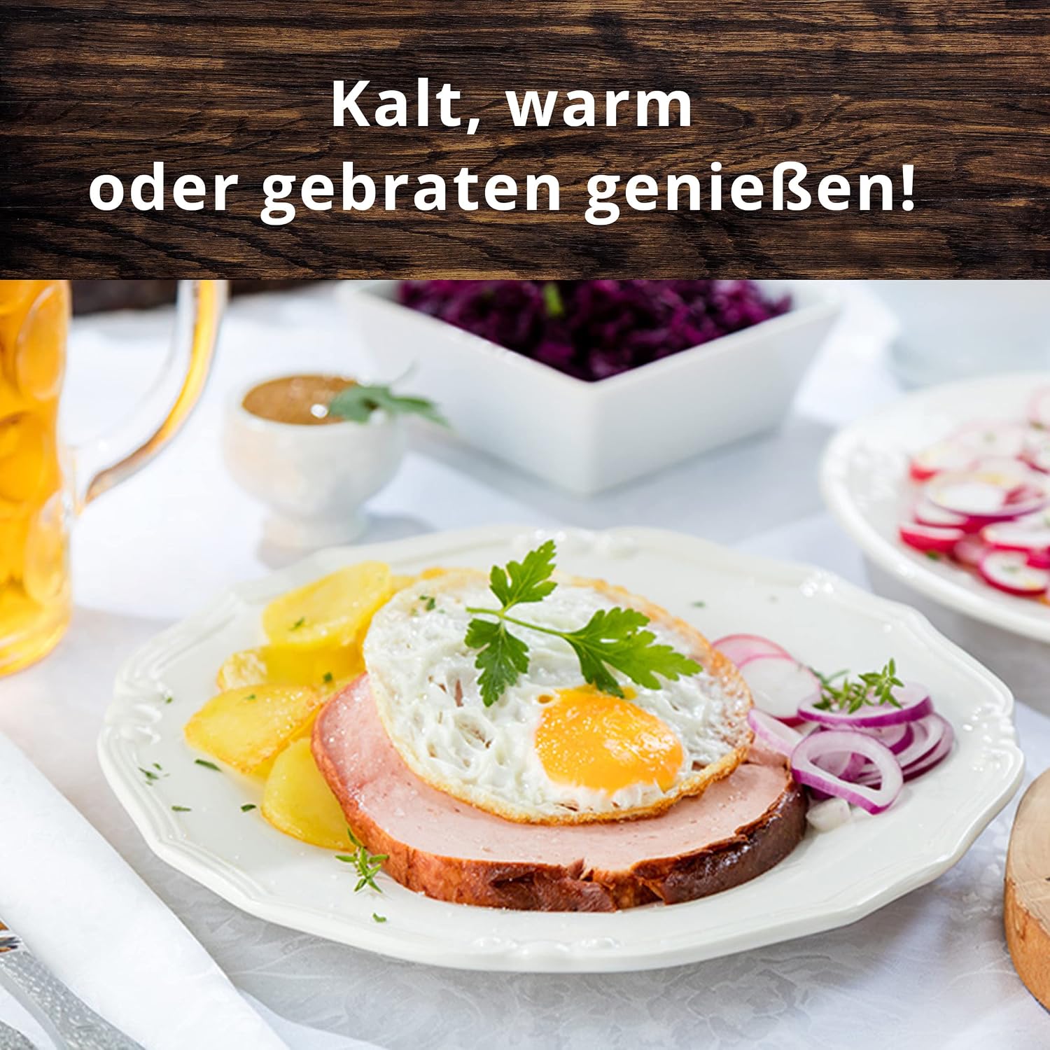 Old Bavarian Liver Cheese Approx. 500 g – Landmetzgerei Schiessl | Bavarian Specialty Fresh from Own Slaughter